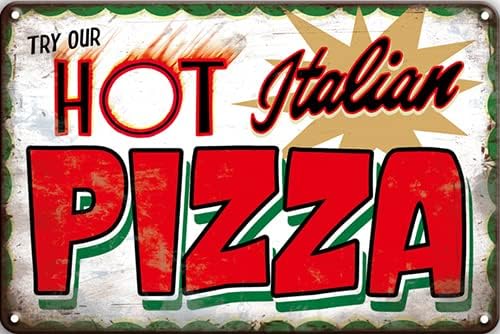 Home Bar Lounge - CN-Tin Sign Try Our Hot Italian