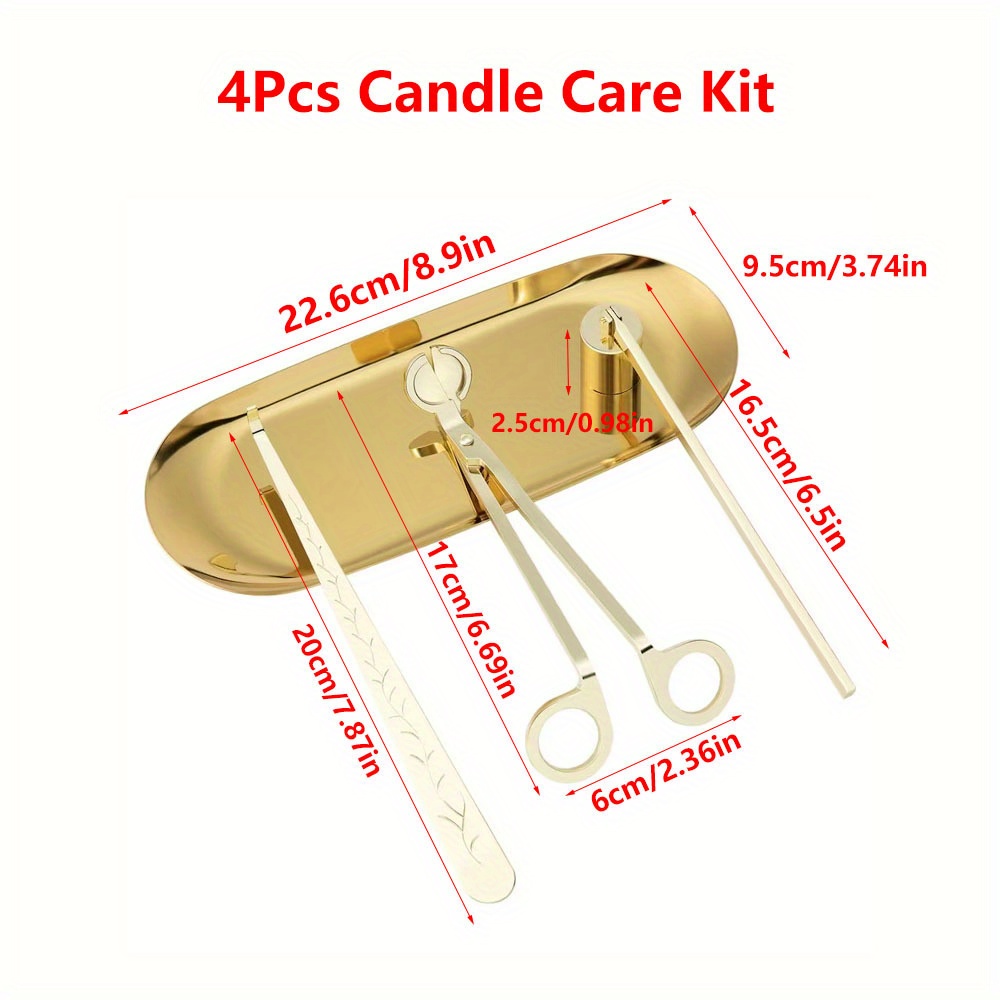 4pcs/set Luxury Candle Care Ki - огляд і ціна Home Barber