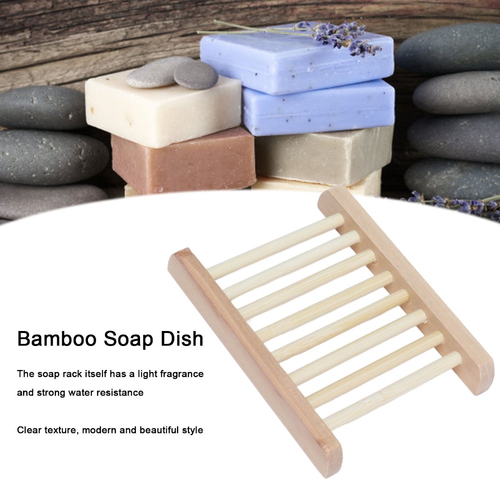 5 PCS Natural Wood Soap Dish S - огляд і ціна Home Bar Supplies