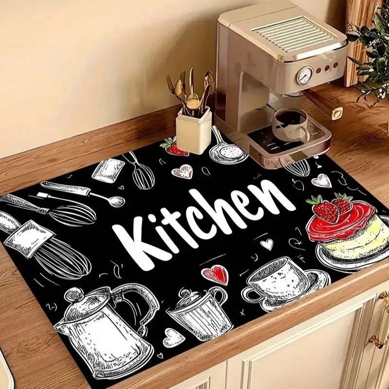 Kitchen Super Absorbent Mat Co - огляд і ціна Bar Mat Rubber