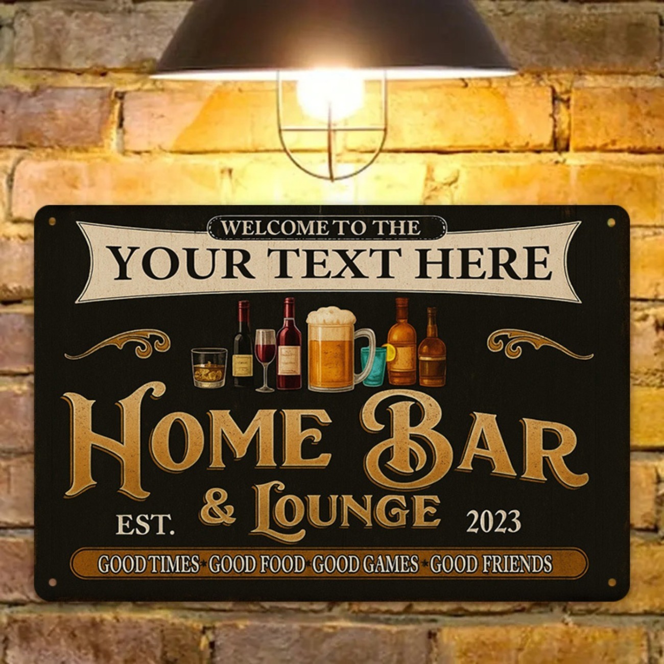 Personalized Custom Vintage Ho - огляд і ціна Home Bar Lounge