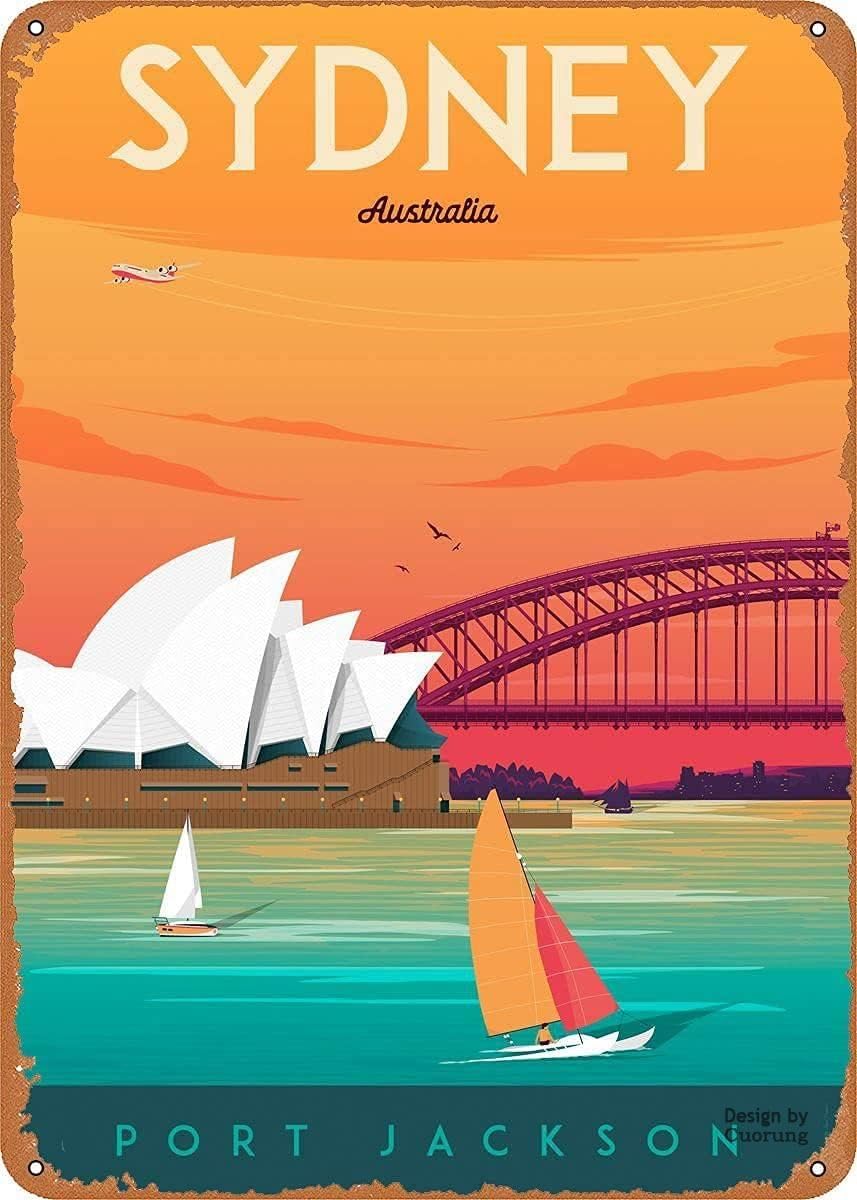 Man Cave Decor Travel Metal Ti - огляд і ціна Home Bar Sydney