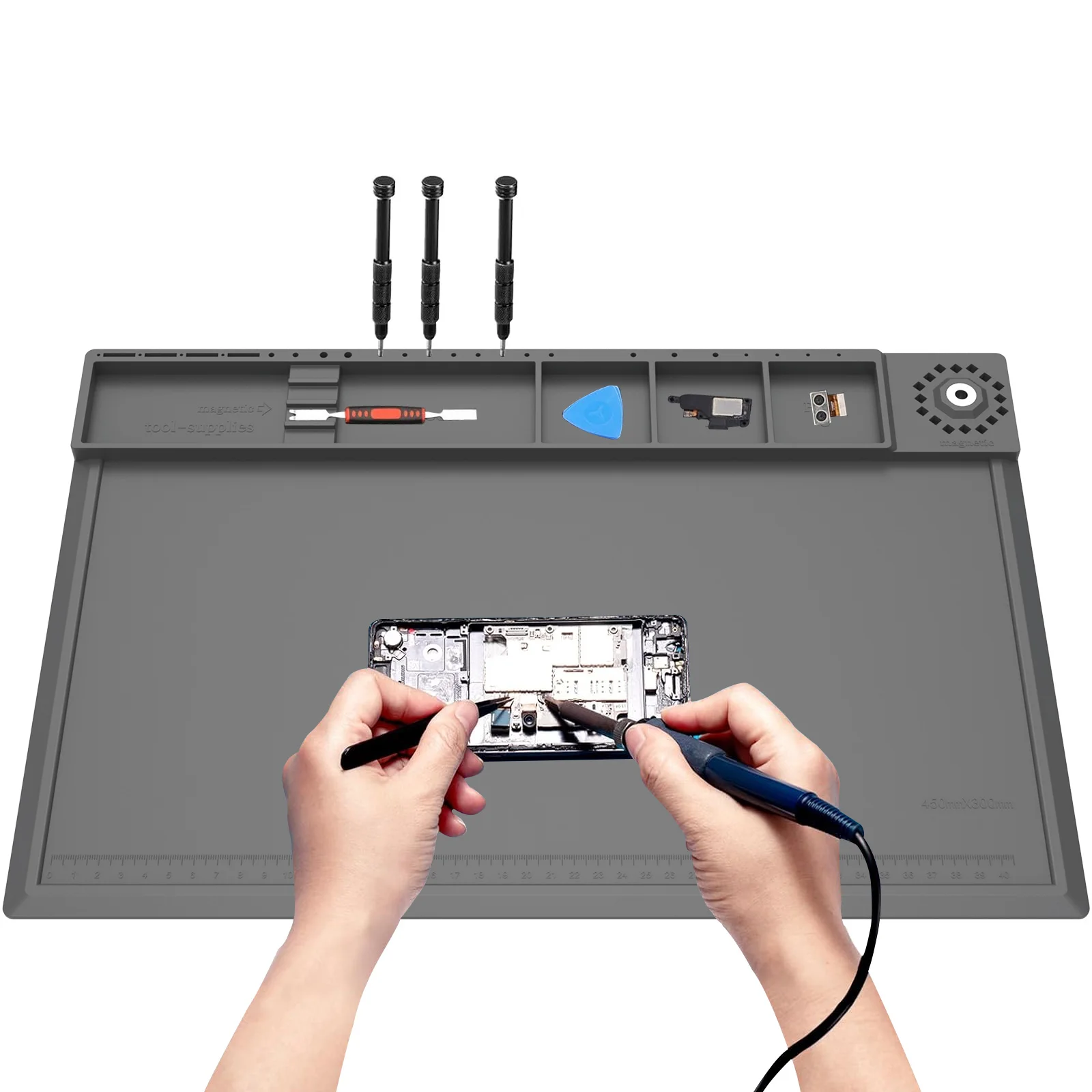 Soldering Station Mat Silicone - огляд і ціна Bar Mat Rubber
