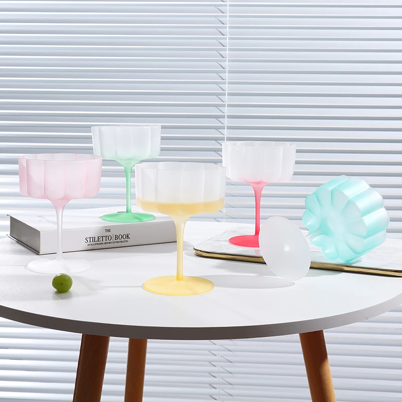 Colorful Frosted Glass Cocktai - огляд і ціна Home Bar Set