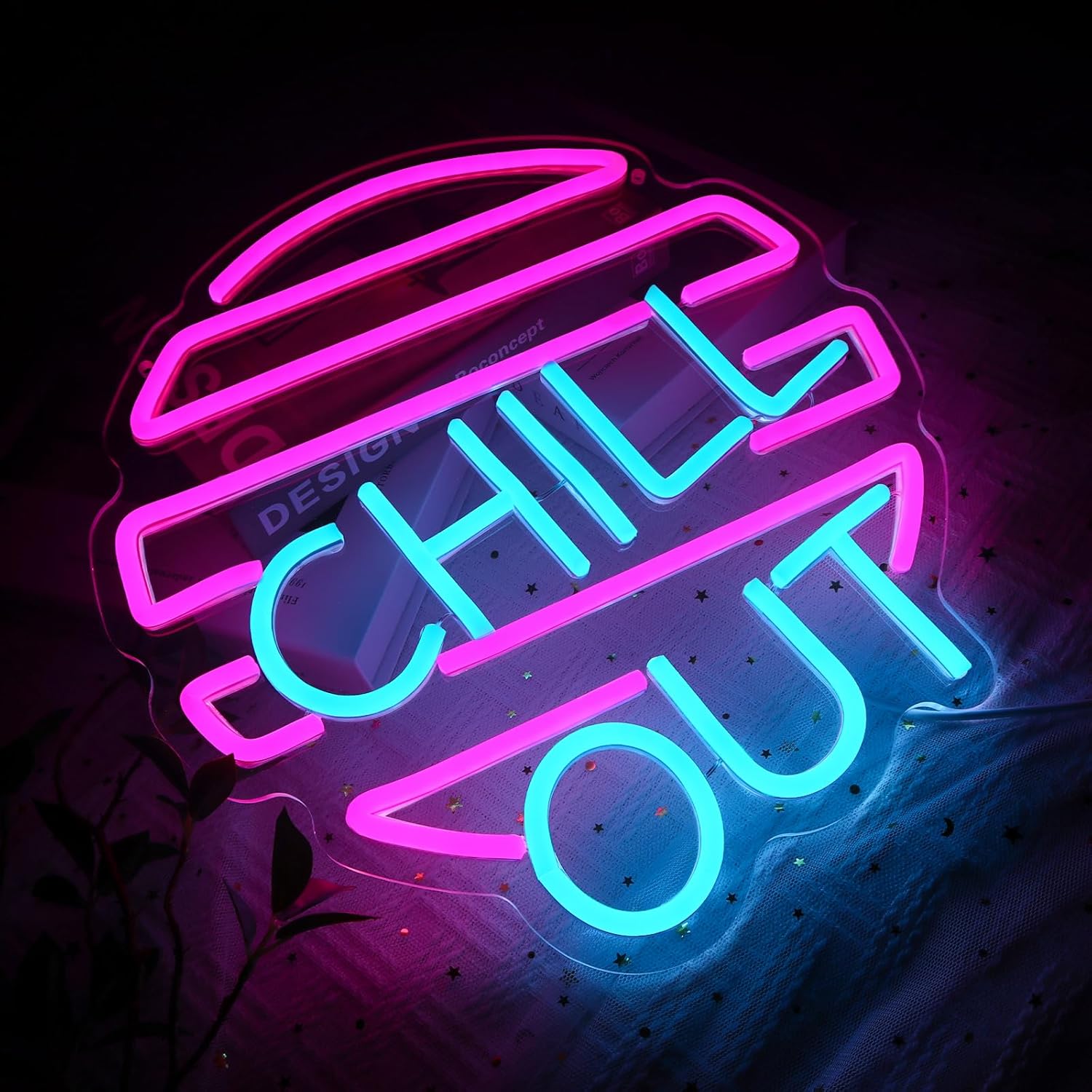 Chill Out Neon Sign for Wall D - огляд і ціна Home Bar Lounge