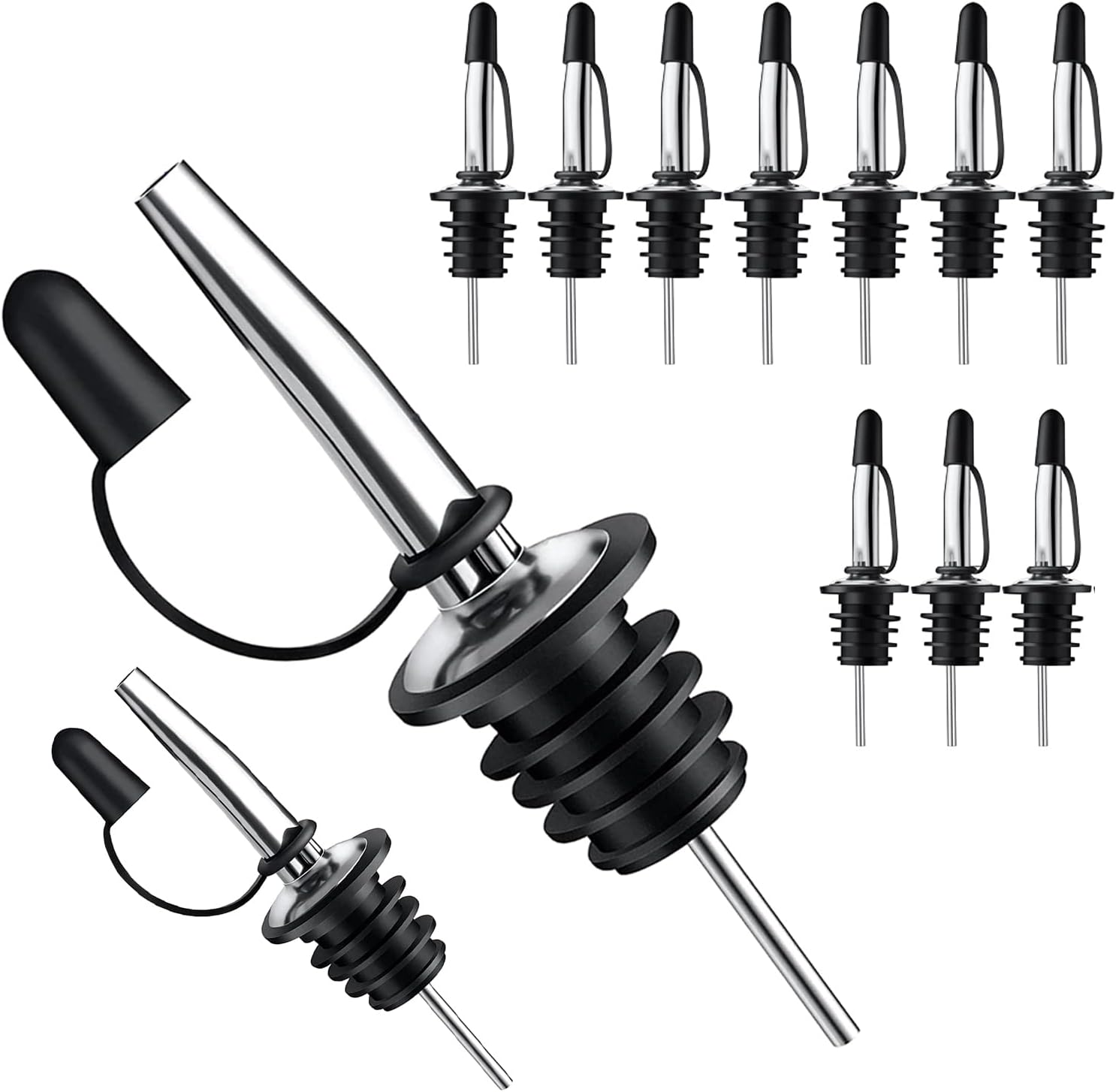 12 Pack Liquor Pour Spout With - огляд і ціна Speed Pourer Cap