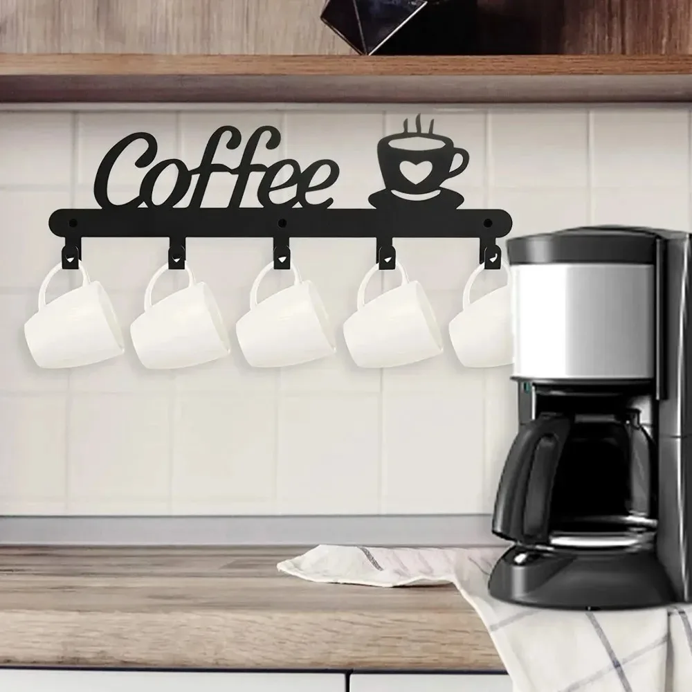 Coffee Metal Mug Holder Wall M - огляд і ціна Home Bar Word